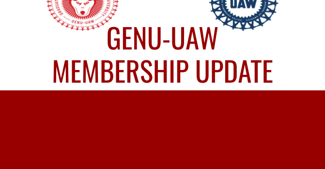 GENU-UAW – A Statement of Solidarity from Your Union OC