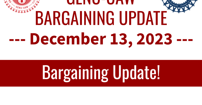 Contract Bargaining Update – 12/13/2023