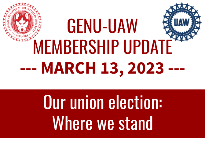 Our union election: Where we stand