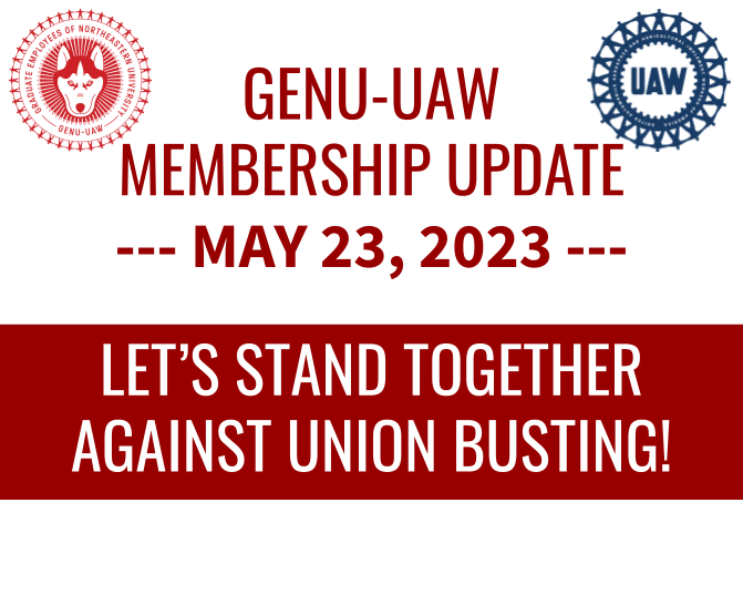 Let’s Take a Stand Against Northeastern’s Union Busting